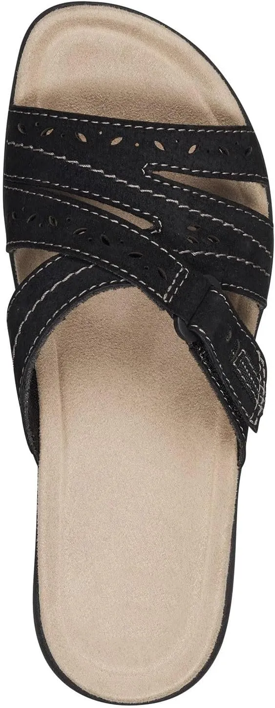 Orthopedic Sandals for Women Comfortable Slides Summer Walking Plantar Fasciitis Sandals with Arch Support Orthotic Sandals