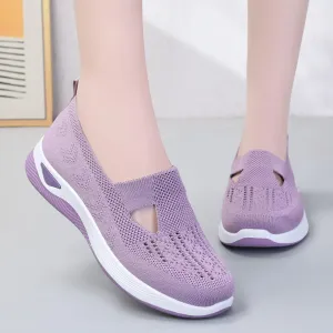 Orthopedic Shoes for Women 2025, Women Wide Width Breathable Walking Comfortable Slip on Sneakers, Food Service Lightweight Sneaker, Nurse Shoes Arch Support Sneakers