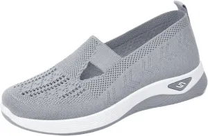 Orthopedic Shoes for Women Air Cushion Athletic Sneakers Breathable Soft Arch Support Non Slip Shoes Lightweight Foam Walking Sneaker Breathable Mesh Trainers Running Jogging Shoe