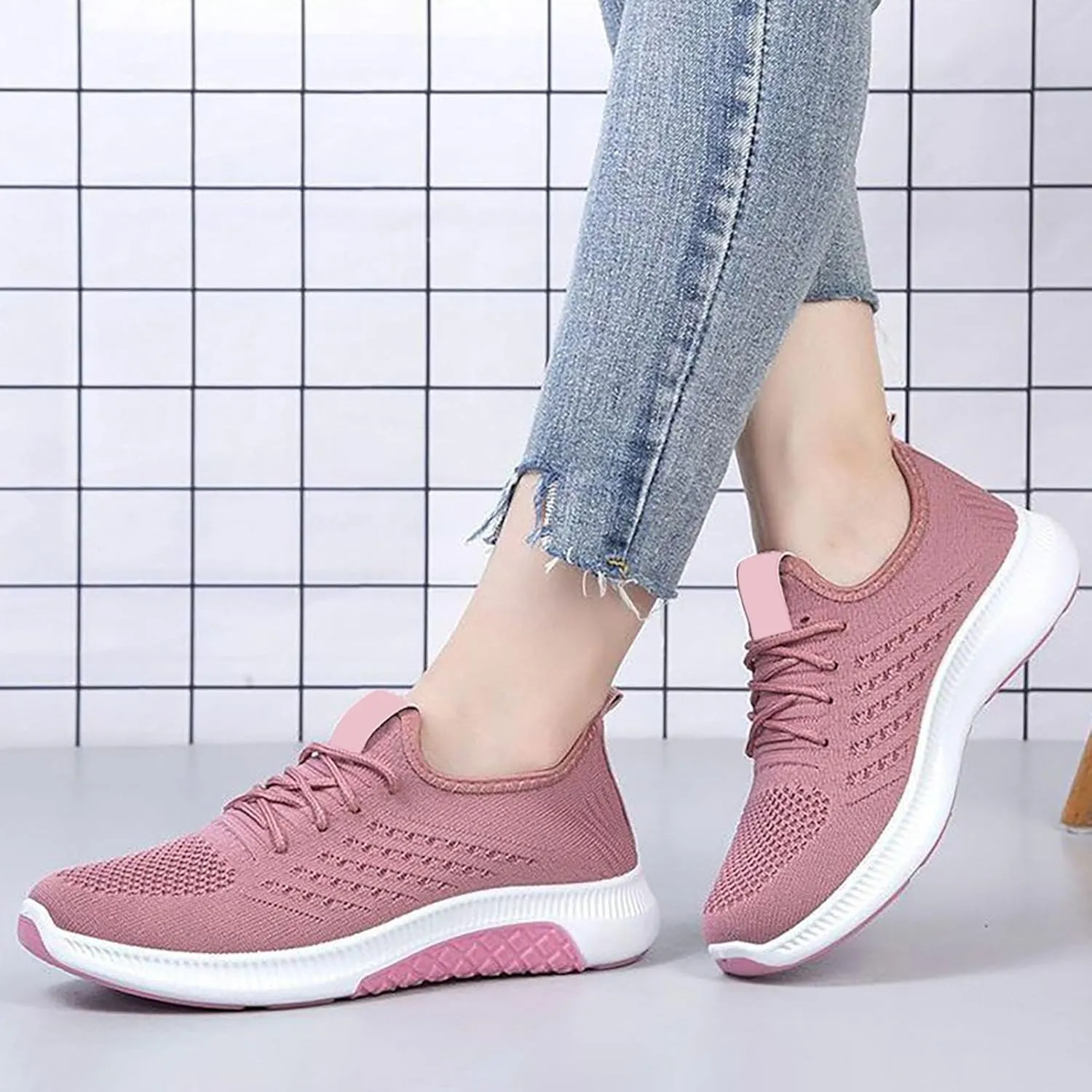 Orthoture Womens Shoes Soft Memory Foam Sole Breathable Mesh Sneakers Summer Comfortable Walking Running Sneaker
