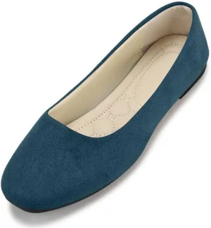 Padgene Women's Casual Ballet Flats, Ladies Ballerina Flats Girls Fashionable Ballet Pumps Dolly Shoes Womens Stylish Comfy Office Driving Flat Shoes Slip On Loafers