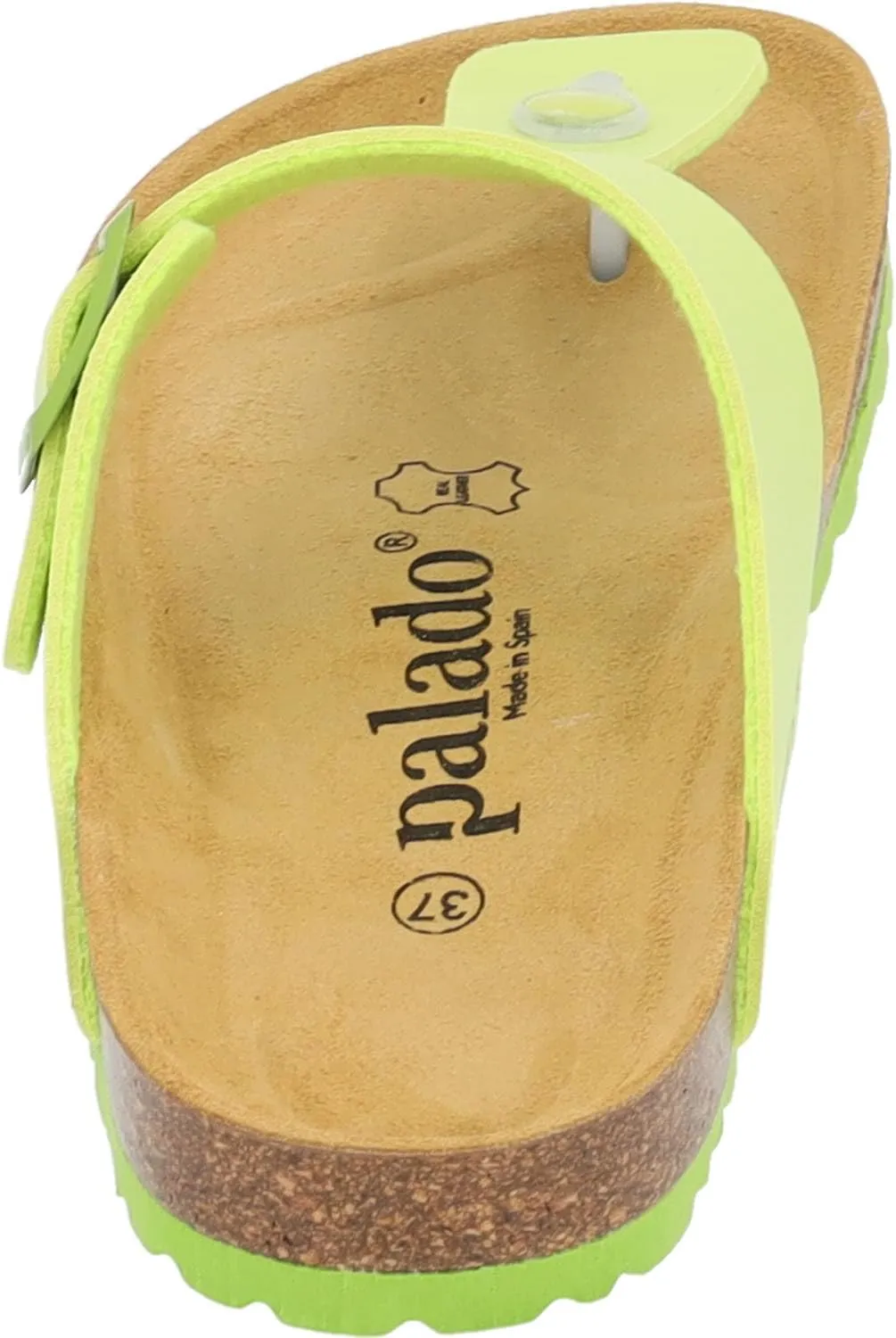 Palado® Women's Sandal KOS in Many Colors | Made in Europe | Mules with Natural Cork Footbed and Velvety Soft Footbed | Slippers with Soles Made of fine Suede