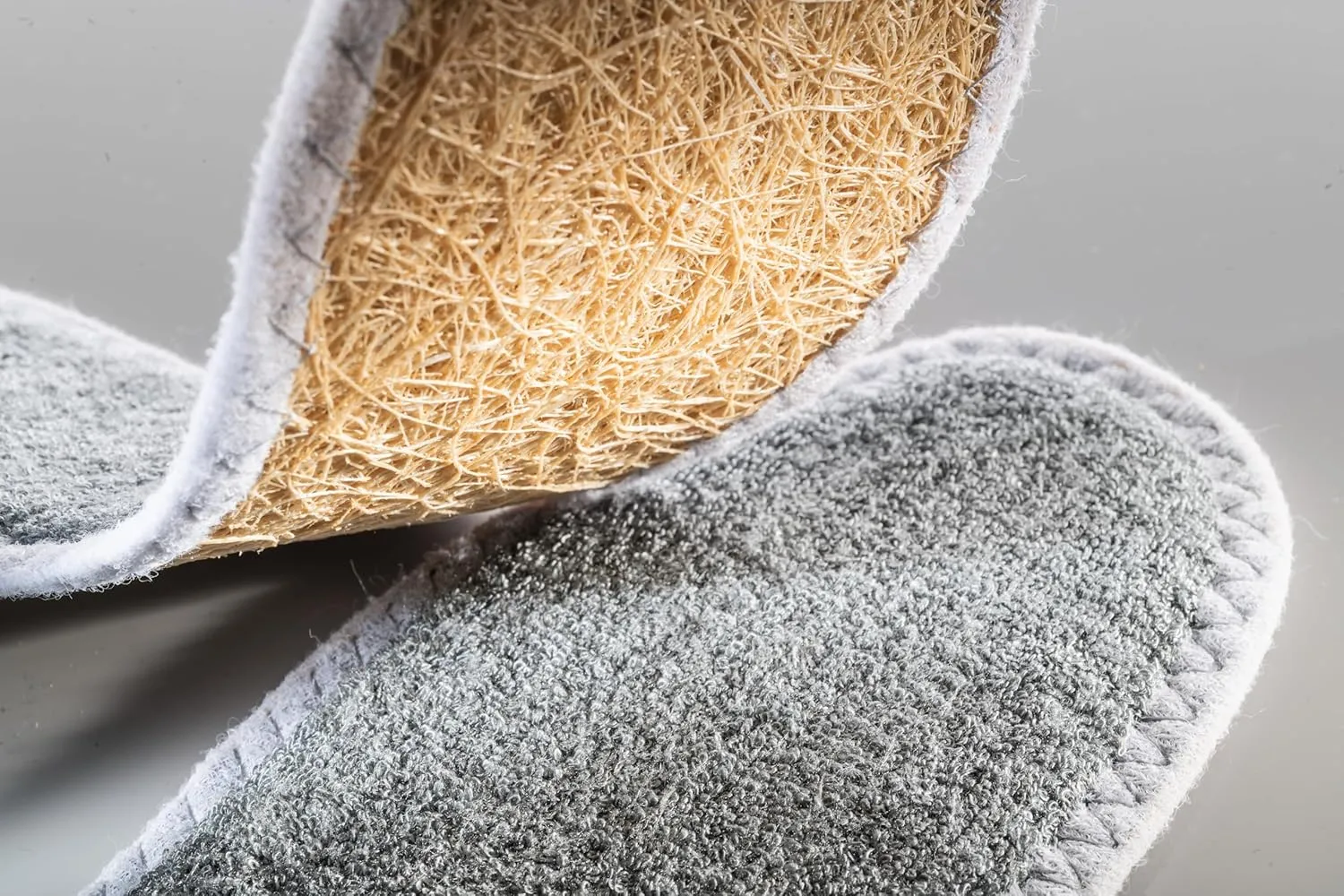pedag Deo Fresh Natural Terry Cloth & Sisal Insoles, Handmade in Germany, Fully Washable, Perfect for Keeping Feet Dry and Fresh in The Summer, US W9 M6 / EU 39, Grey, 3 Pair
