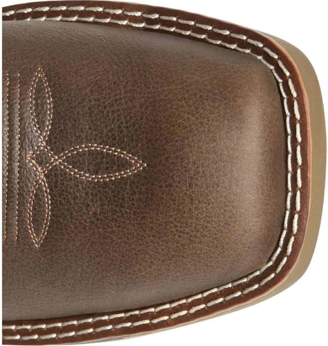 PHANTOM RIDER Women's 10" Wide Square Toe Ari Roper Boots with Brown Chaos Coco Leather, EH Rated, Slip-Resistant Outsoles, Comfort Footbed
