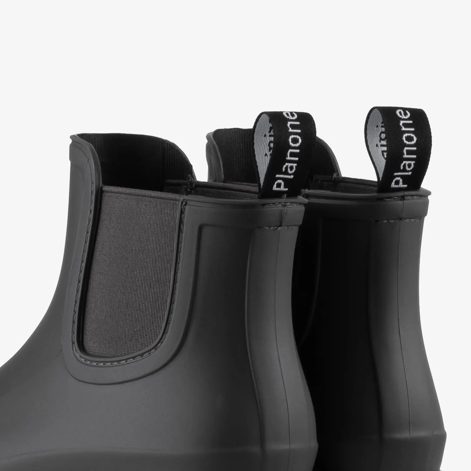 Planone Short Rain Boots Women Wide Width Fashion Waterproof Chelsea Boots for Women Matte Outdoor Garden Shoes Ankle Muck Boots for Ladies Non Slip Work Shoes Rubber Boots with Premium Comfort Insole