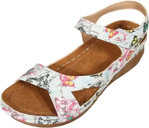 Platform High Heels Vacation Shoes New Thick Soled Wedge Sandals For Women Border Large Size One Strap Fish Mouth With