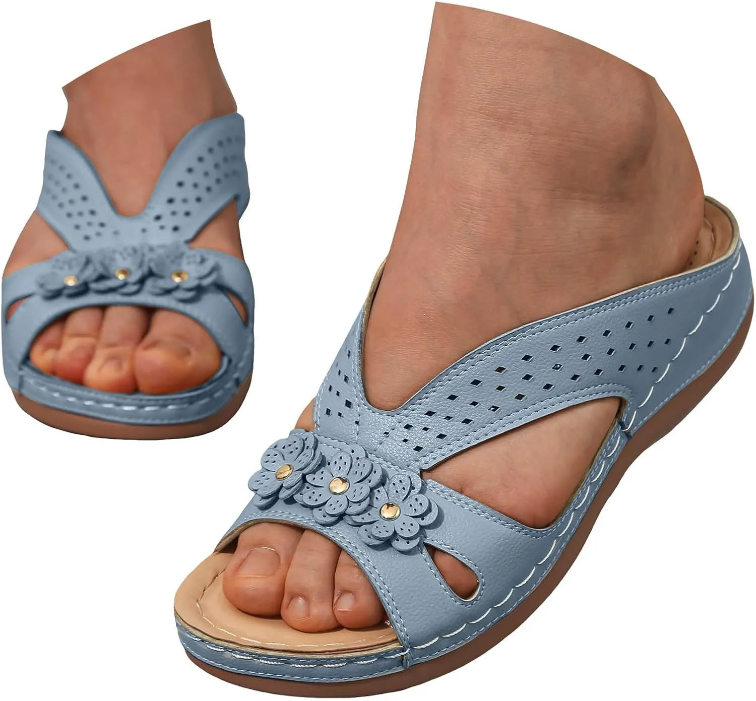 Platform Sandals for Women Womens Summer Shoes and Sandals Women's Platform Sandals Wedge Open Toe Sandals