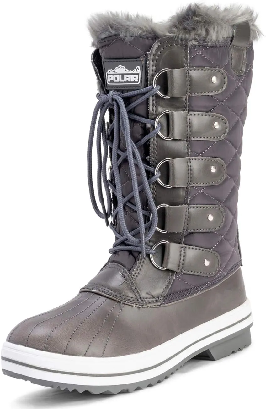 Polar Women's Nylon Tall Winter Snow Boot