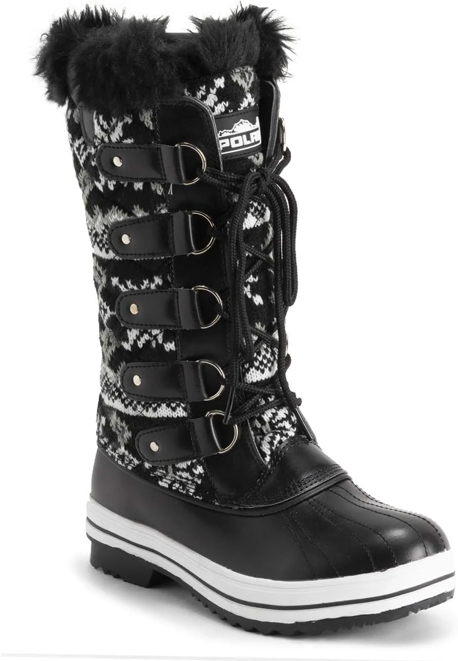Polar Women's Nylon Tall Winter Snow Boot