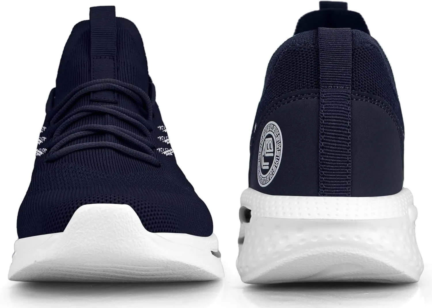 Pujcs Mens Walking Shoes Non Slip Running Shoes Breathable Slip on Sneakers Lightwight Gym Tennis Shoes for Men