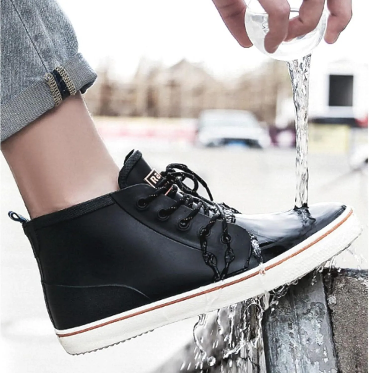 Qiucdzi Rain Boots for Women