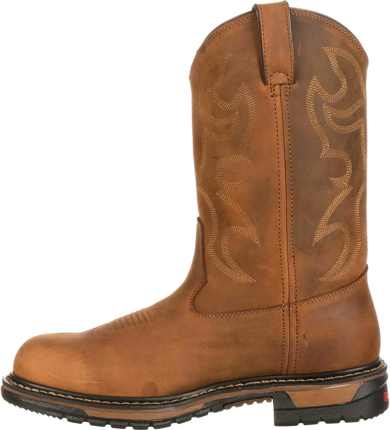 ROCKY Original Ride Branson Steel Toe Waterproof Western Boots