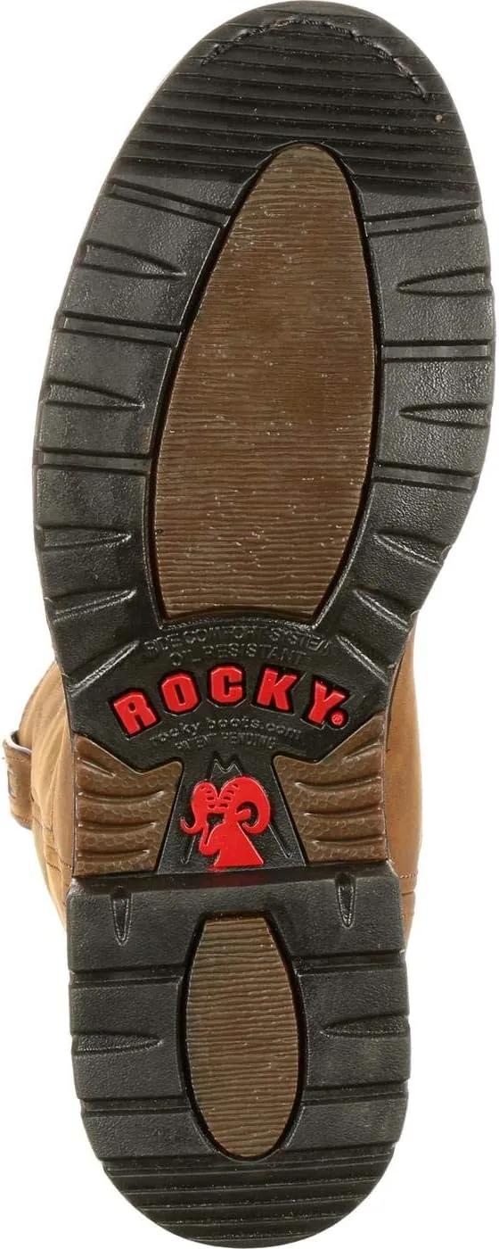 ROCKY Original Ride Branson Steel Toe Waterproof Western Boots