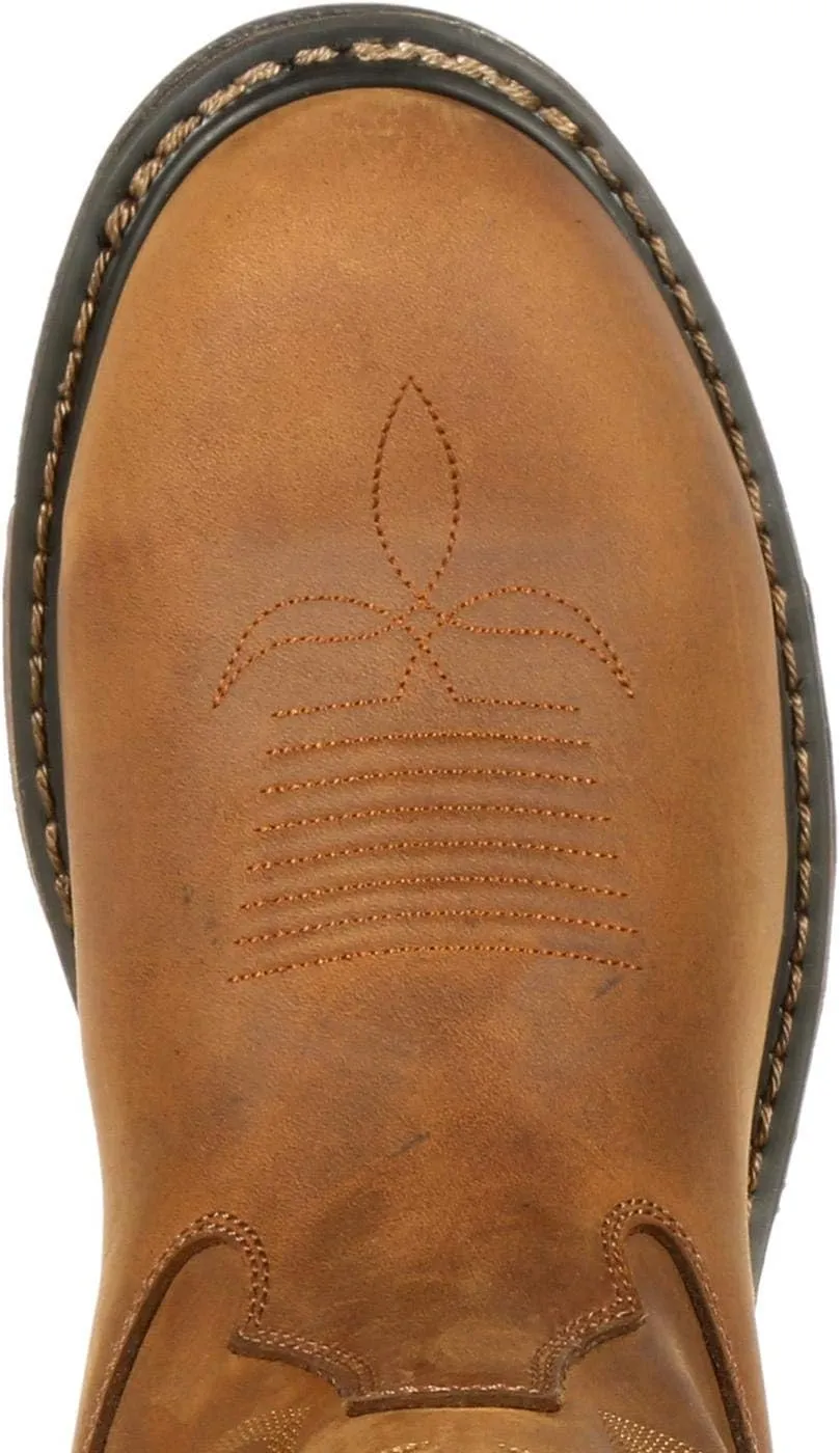 ROCKY Original Ride Branson Steel Toe Waterproof Western Boots