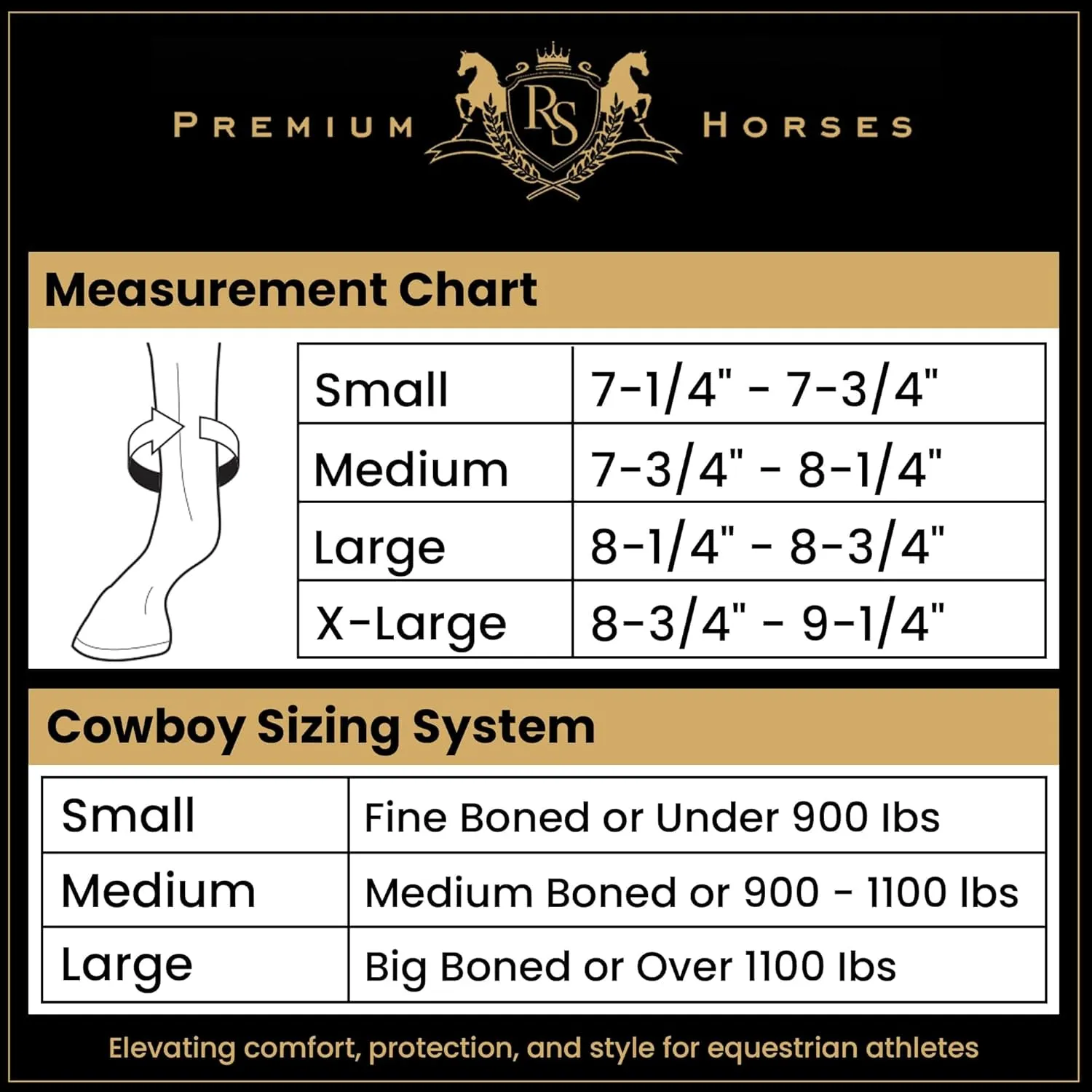 RS Premium Design Gold Line Horse Boots | Comfortable, Protective & Shock Absorber | Sport Boots for Horses Best for Jump Training | Ok Fabric 1682D Provides Ultimate Flexibility