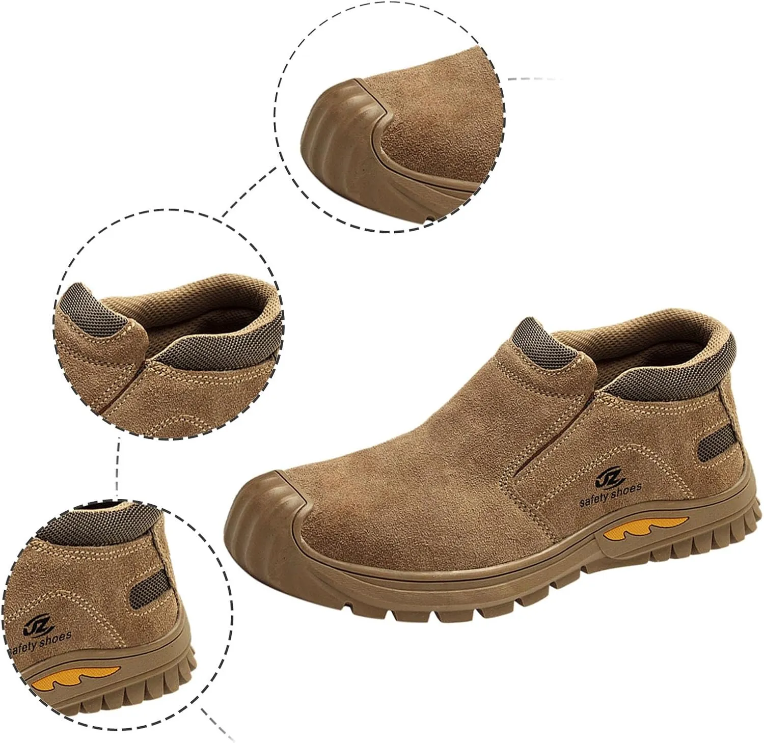 Running Shoes for Men Casual Hiking Running Solid Color Work Men's Sneaker