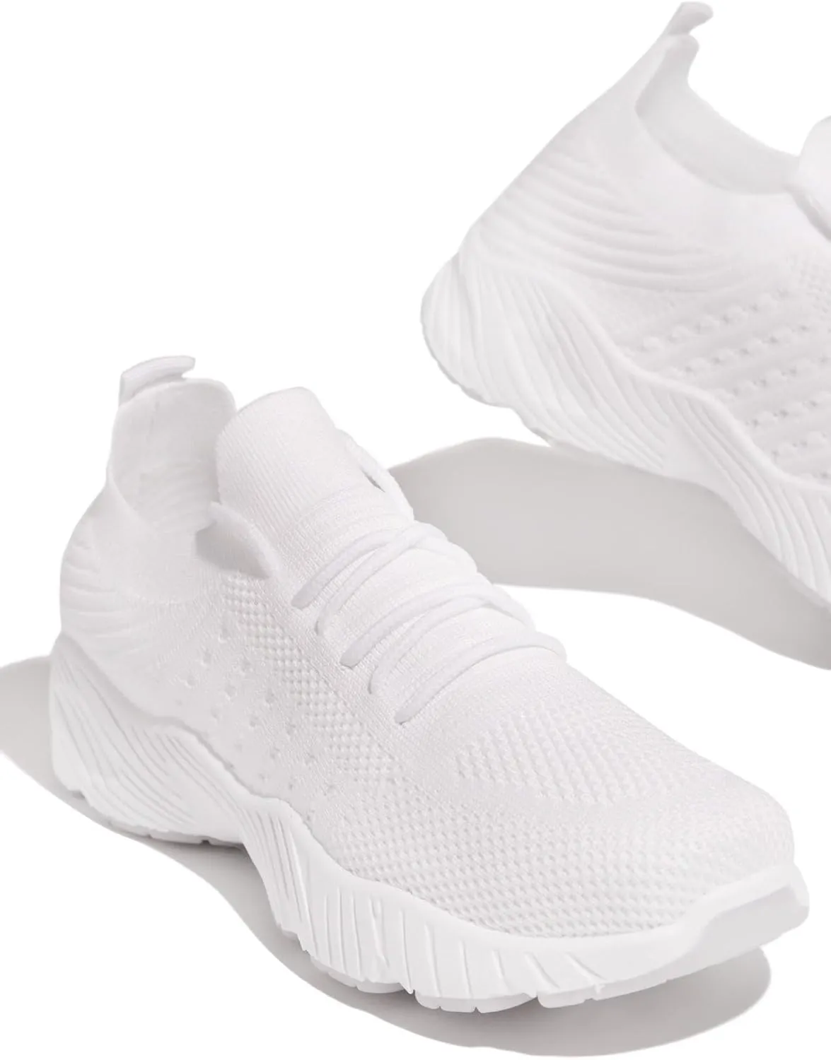 Running Shoes For Women Arch Support Walking Tennis Shoes Slip On Memory Foam Lightweight Non Slip Athletic Sneakers