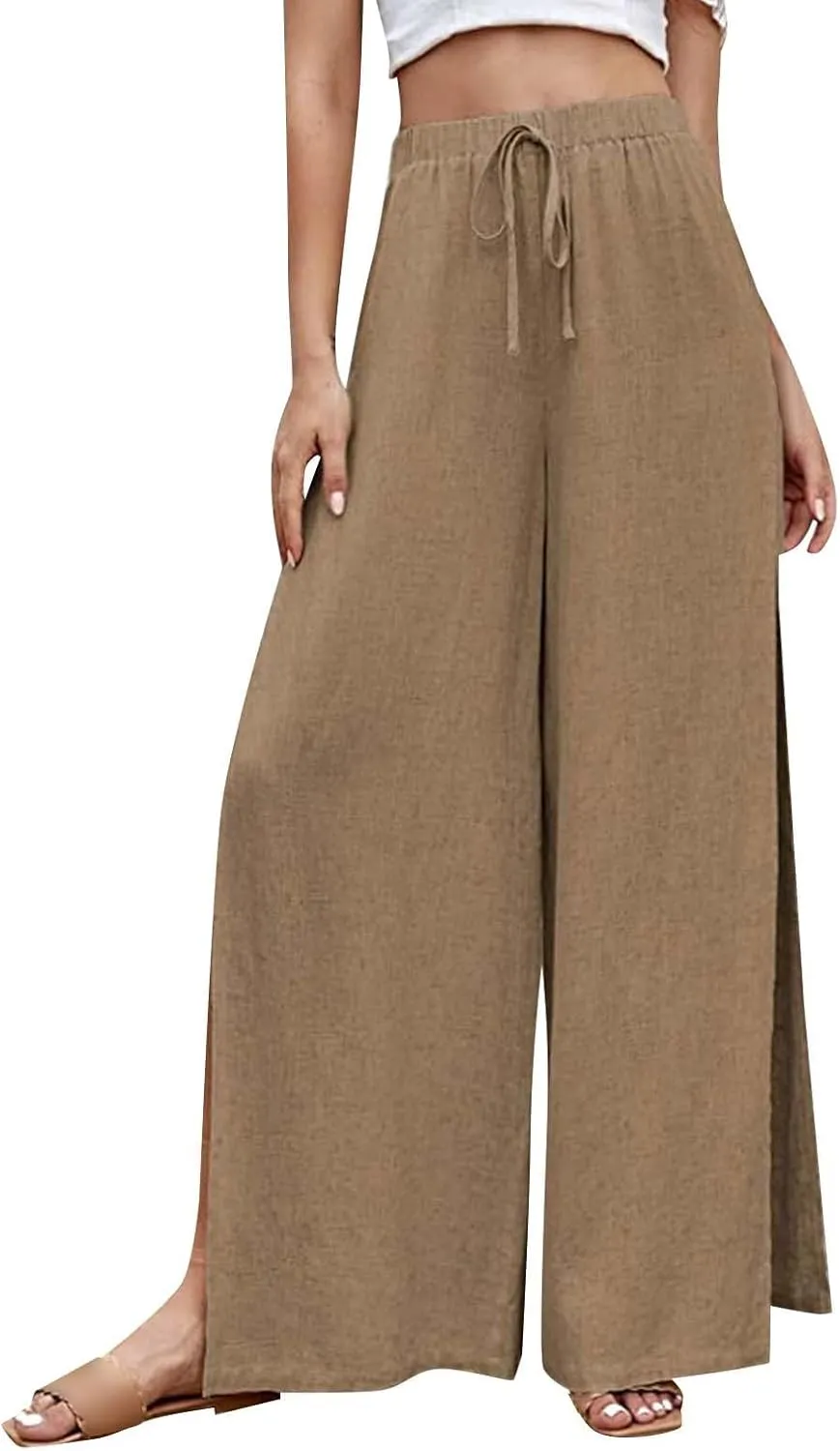 s Pants for Women Pants for Women Leg Pants Plus Size Casual Pants Women's Linen Linen Clothes