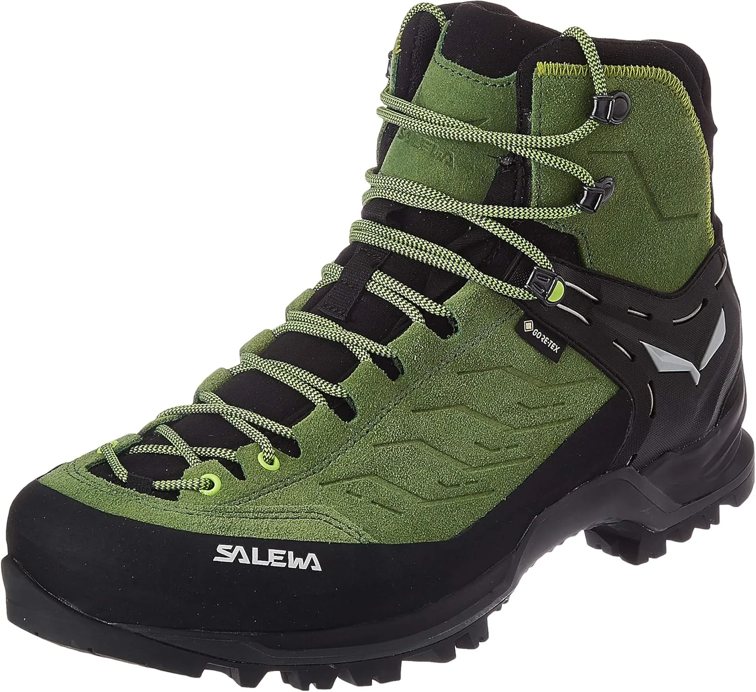 Salewa Men's MS MTN Trainer MID GTX Trekking & Hiking Boots, Myrtle Fluo Green, 12