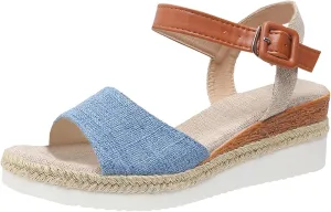 Sandals For Women Bow Rope Sole Lightweight Casual Women's Shoes Fish Mouth Thick Sole Sandals Women Beach Slides