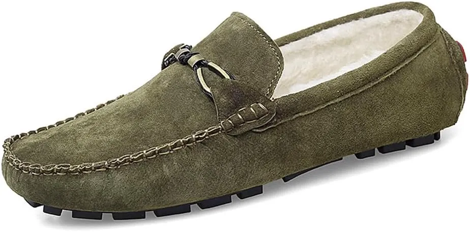 Santimon Men's Driving Shoes Loafers Slip On Genuine Leather Moccasins Boat Shoes, Casual Shoes for Men, Boat Shoes for Men, Walking Shoes for Men