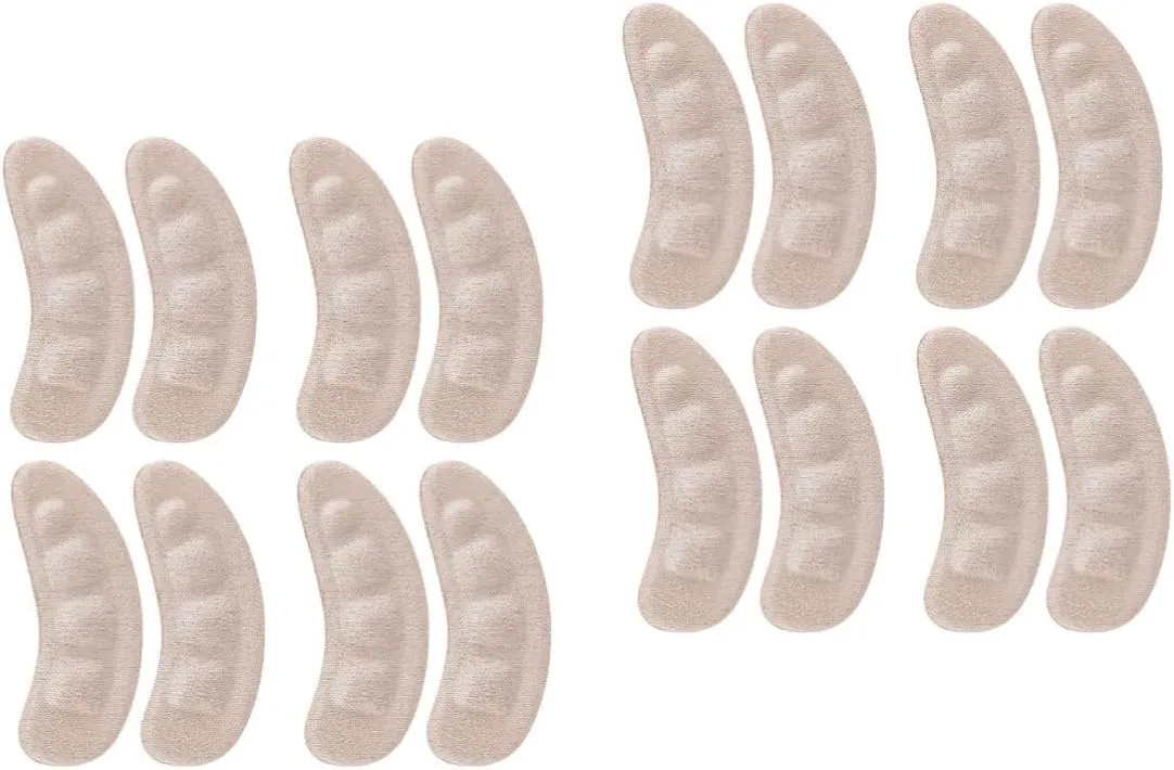 Sets Non-Slip Heel Stickers for High Heels Anti-Friction Pads for Shoes No Odor Comfortable Breathable Protect Your Feet Pairs