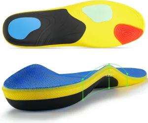 Shoe Insoles with Arch Support Plantar Fasciitis Relief for Men Women Runing, 220Lbs Orthotics Insole Shoes Insert Pads fit Sneakers and Work Boot for Standing All Day-to Men 8.5-9.5 | Women 10.5-11.5
