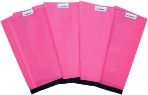 SHOOFLY Horse Leggins, Patented Loose Fitting Boots, Breathable Plastic Mesh (Pink/Large)