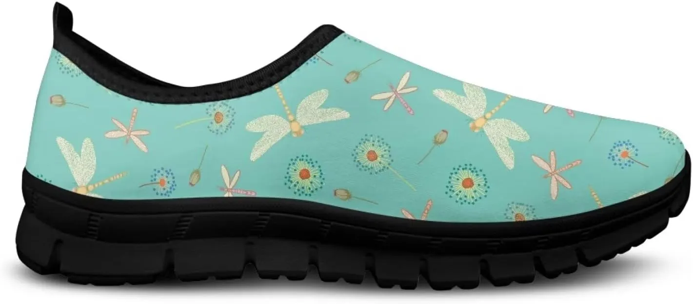 Slip On Walking Shoes Non Slip Breathable Workout Shoes Lightweight Gym Sneakers for Women