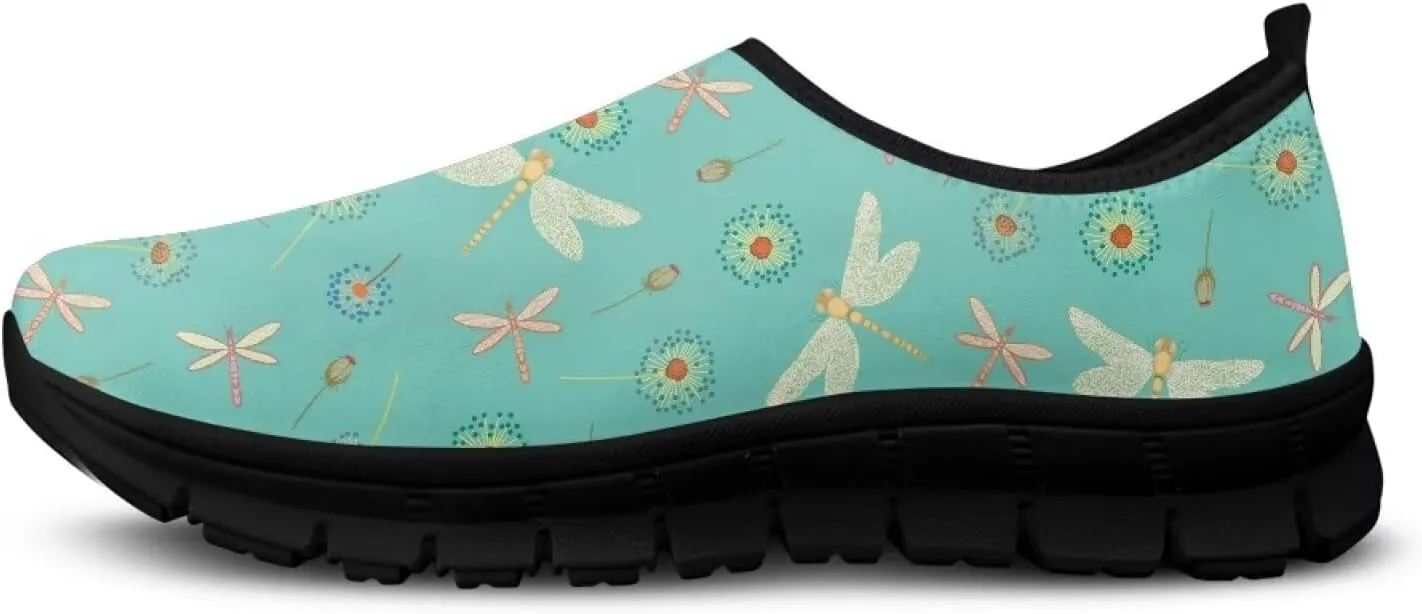 Slip On Walking Shoes Non Slip Breathable Workout Shoes Lightweight Gym Sneakers for Women