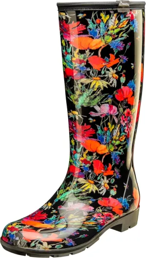 Sloggers Stride Women's 14" Fashion Rain Boot with Comfort Insoles
