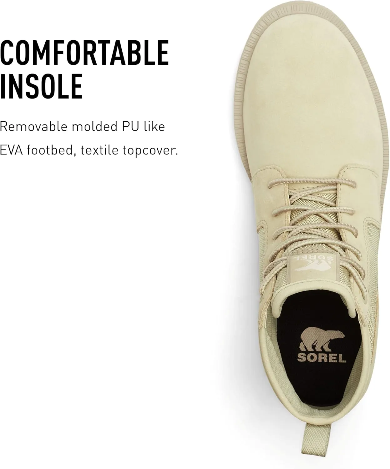 Sorel Men's Caribou Mod Chukka WP Boot — Waterproof Suede & Nylon Rain Boots