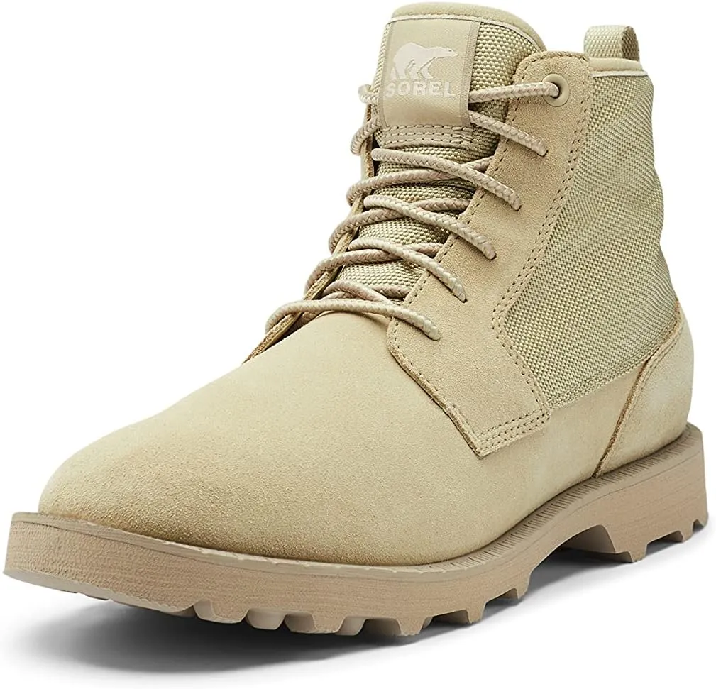 Sorel Men's Caribou Mod Chukka WP Boot — Waterproof Suede & Nylon Rain Boots