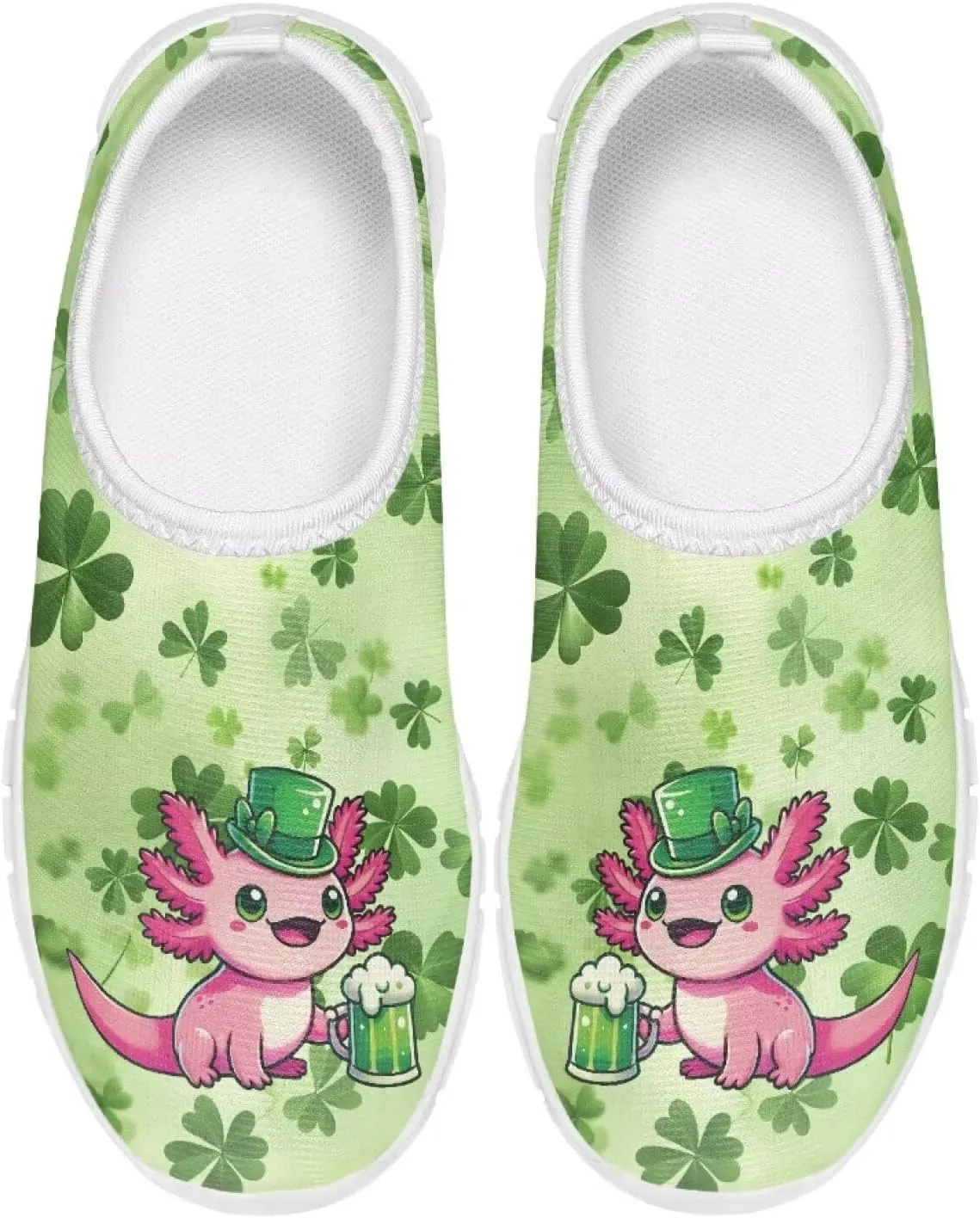 St. Patrick's Day Kids Slip On Sneakers Cute Slip On Shoes for Girls and Boys