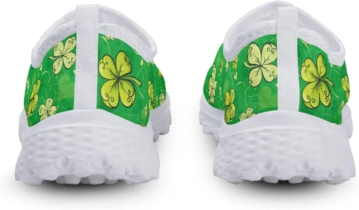 St Patricks Day Shoes Womens Running Sneakers Slip On Loafers Size 5.5-11.5