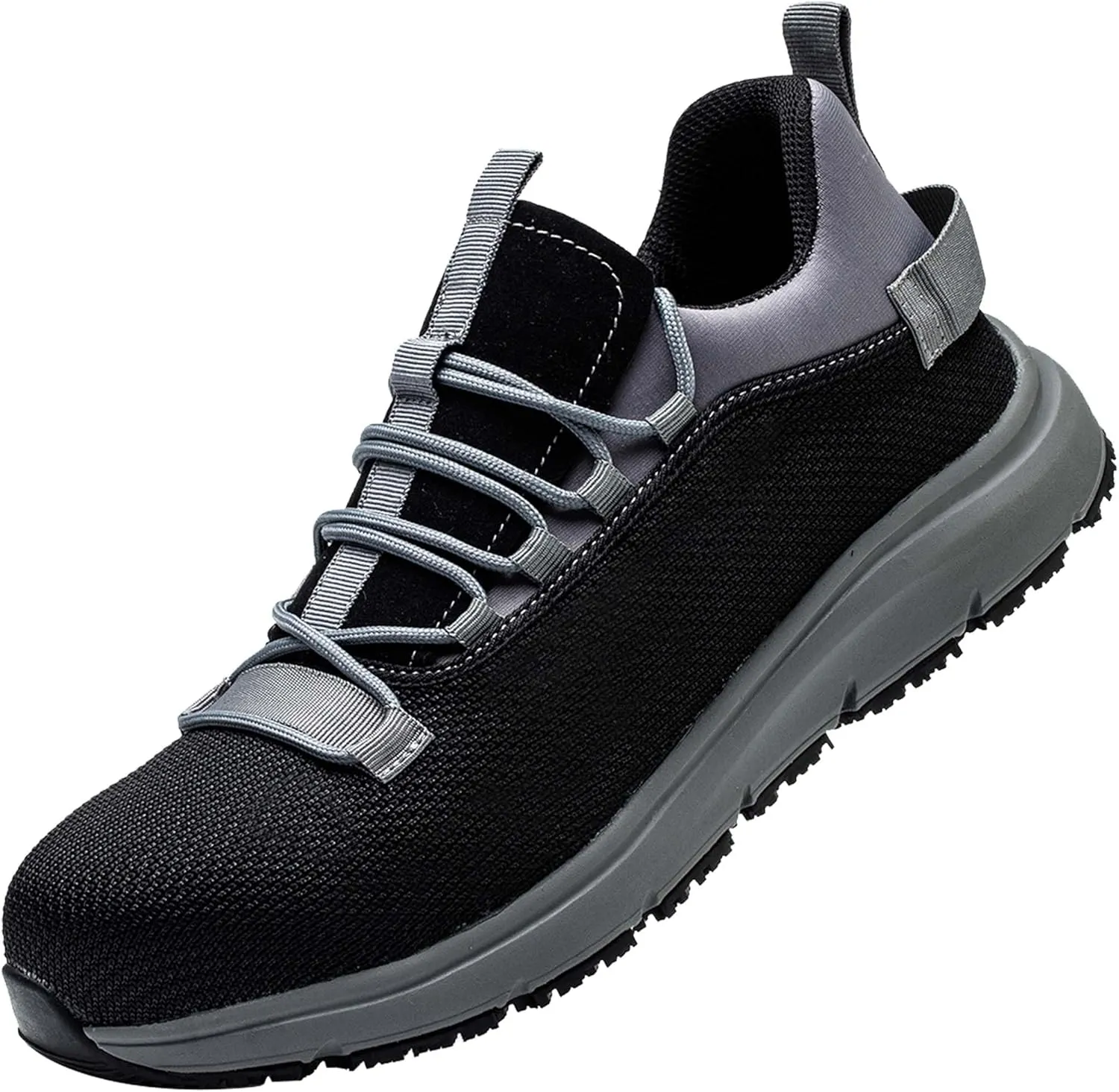 Steel Toe Non Slip Work Shoes for Men Women丨Waterproof Lightweight Safety Sneakers