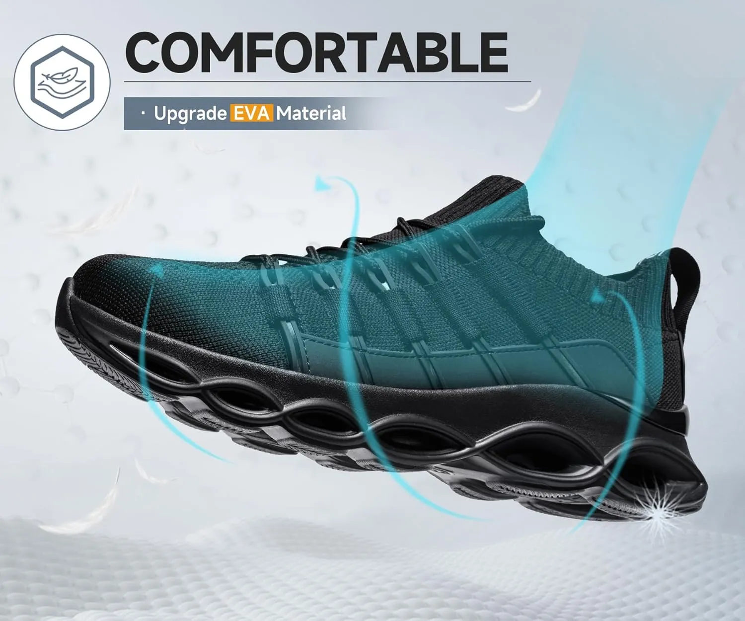 Steel Toe Shoes for Men Slip On Comfortable Safety Shoes Work Lightweight Steel Toe Safety Sneakers Breathable Work Footwear