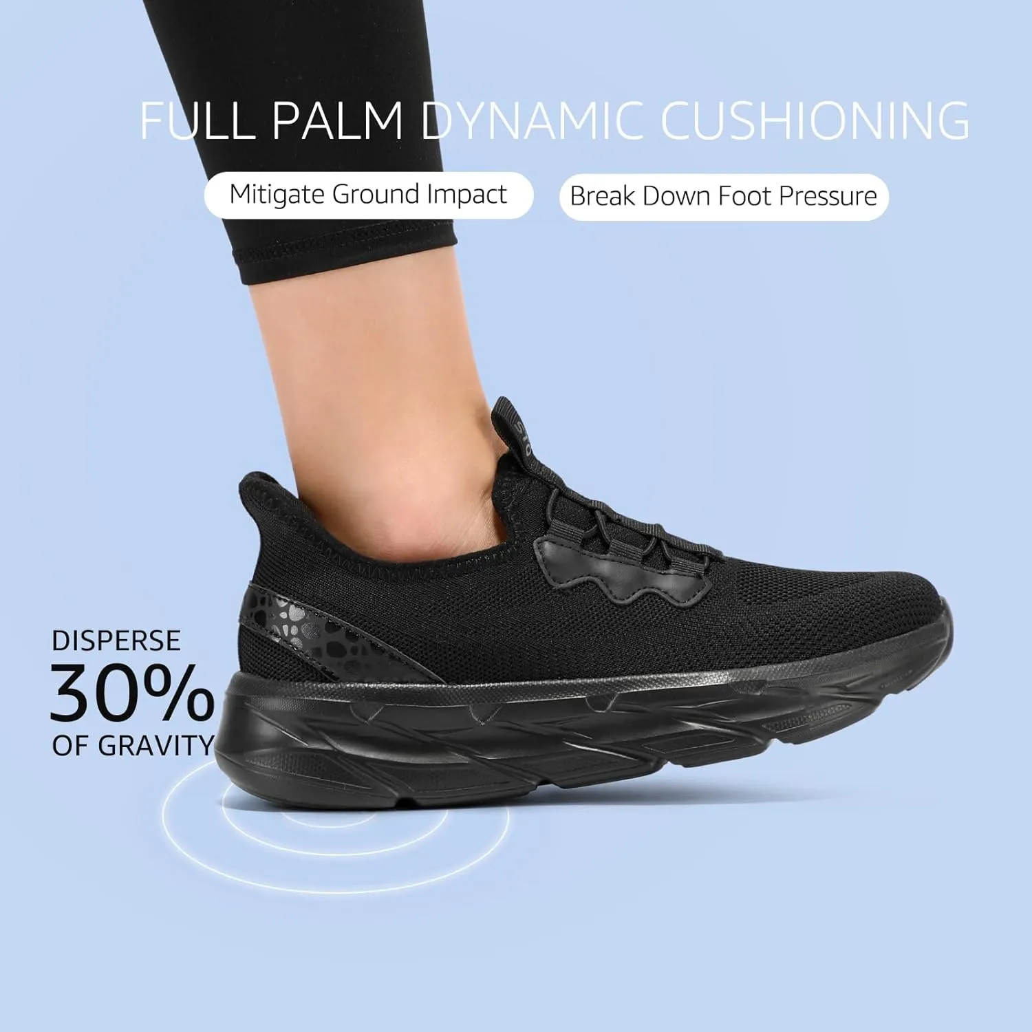 STQ Slip on Womens Sneakers Orthopedic Walking Shoes Comfortable Breathable Sneakers with Arch Support