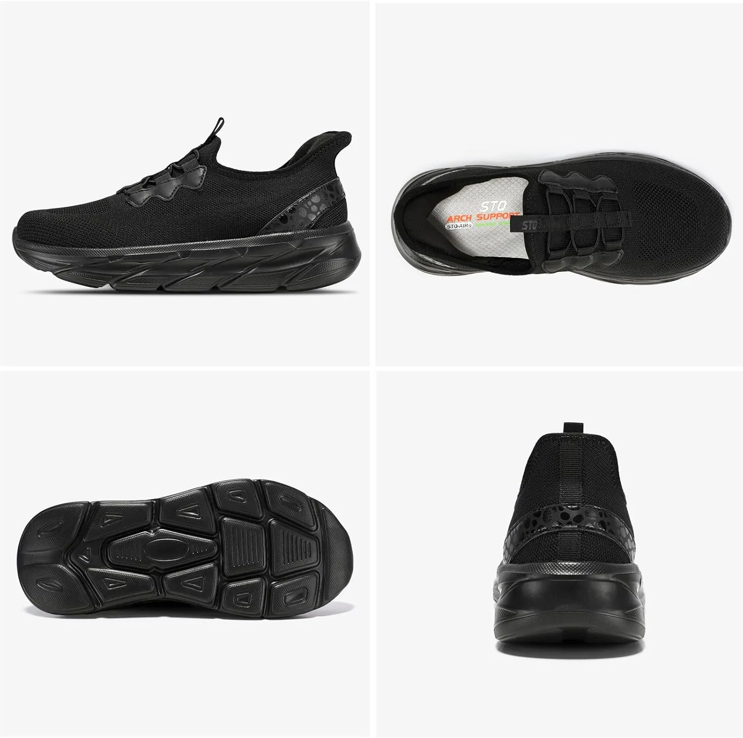 STQ Slip on Womens Sneakers Orthopedic Walking Shoes Comfortable Breathable Sneakers with Arch Support