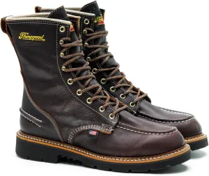 Thorogood Mens 8" FLYWAY USA BRN W/P Boots, Brown-9 D