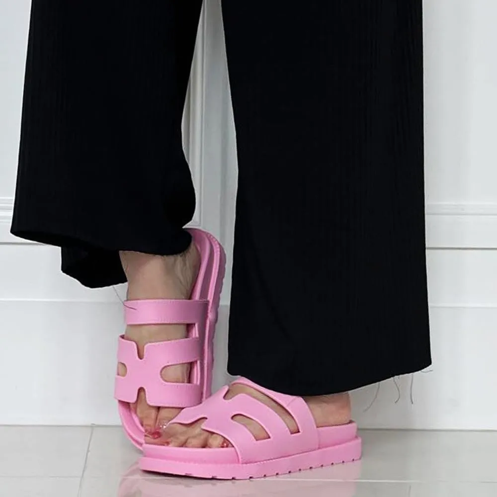 TRENDSUP Gino-24 Comfortable Flat Sandals for Women