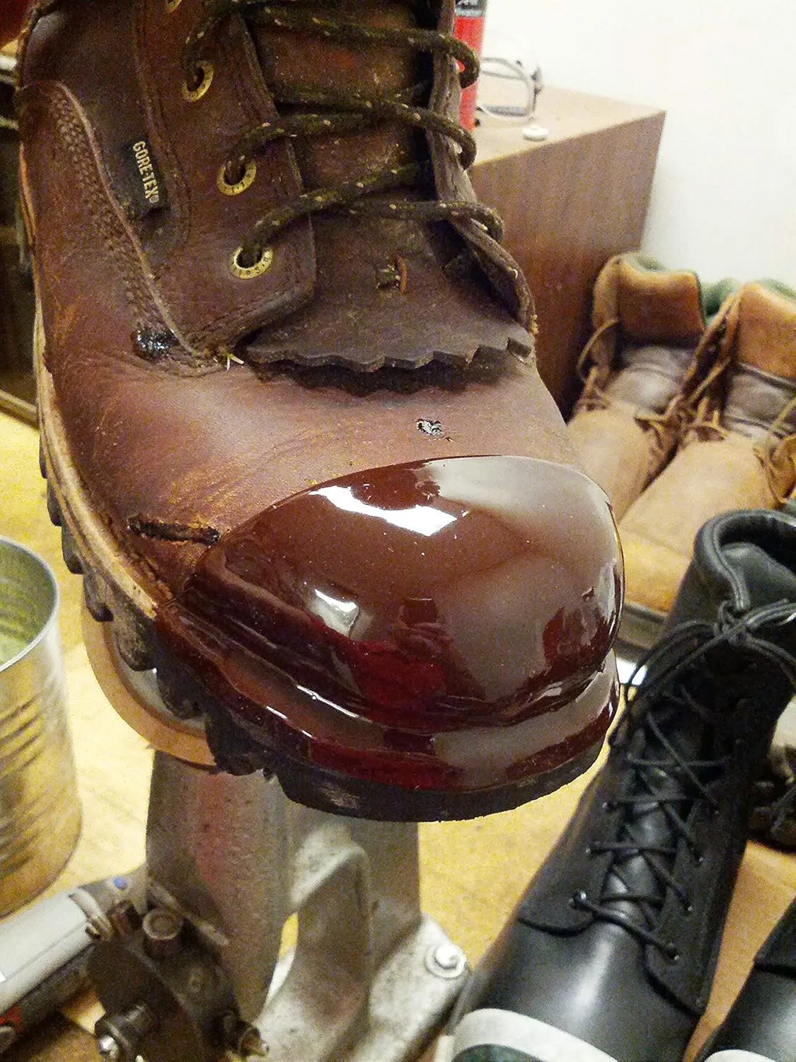 Tuff Toe Boot V2 Heavy Duty Protector Work Shoe Guard/Liquid Epoxy Shoe Repair Glue Adhesive