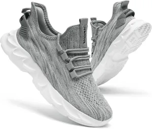 Tvtaop Women's Lightweight Walking Shoes - Breathable Non-Slip Design for Running, Gym & Tennis | Cushioned Fitness Sneakers