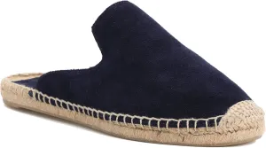 U-lite Women's Simple Mule Breathable Flat Espadrilles Shoes, Pure Color Mules