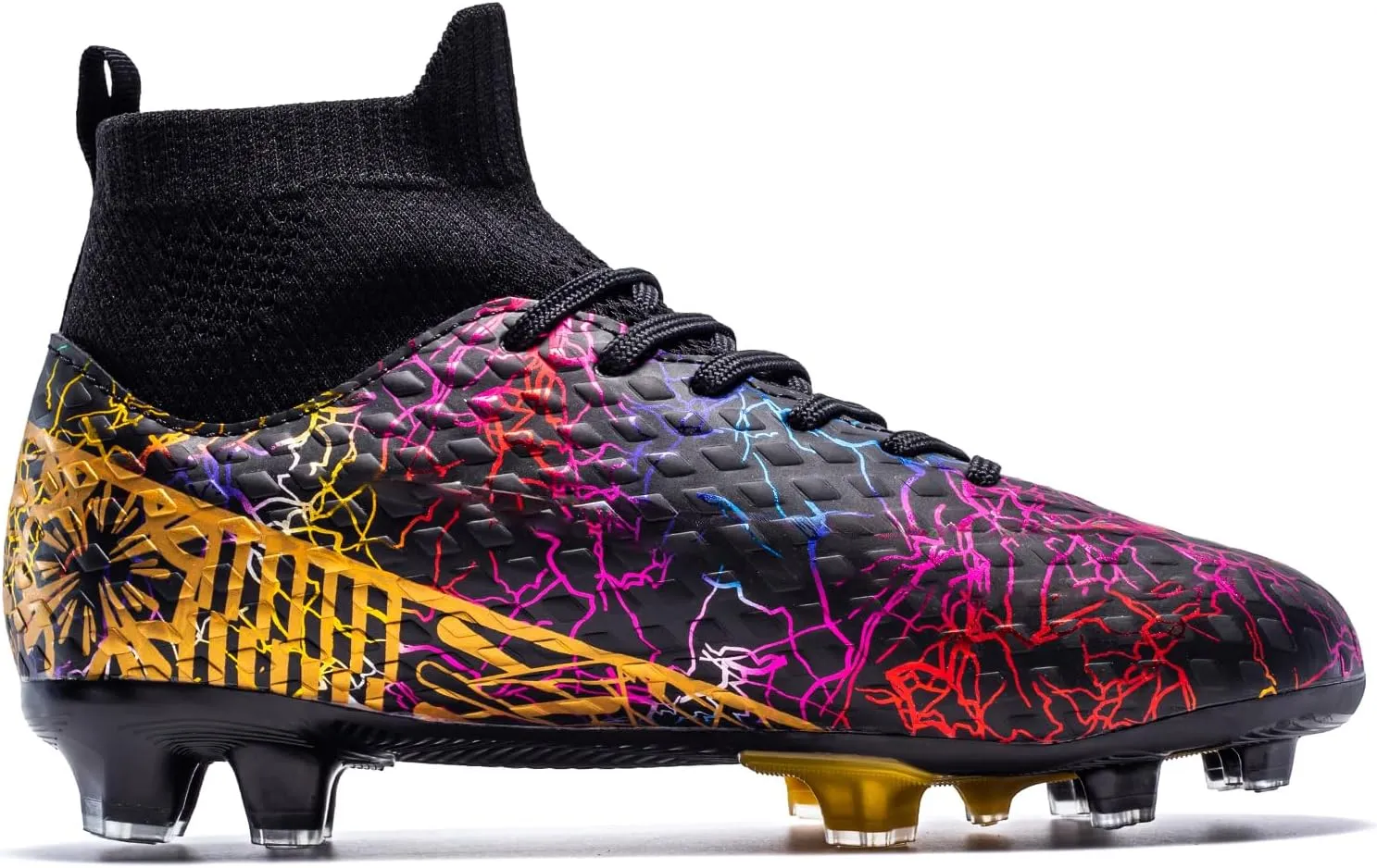 Unisex Adult Soccer Cleats Lightweight High-top Youth Training Football Cleats