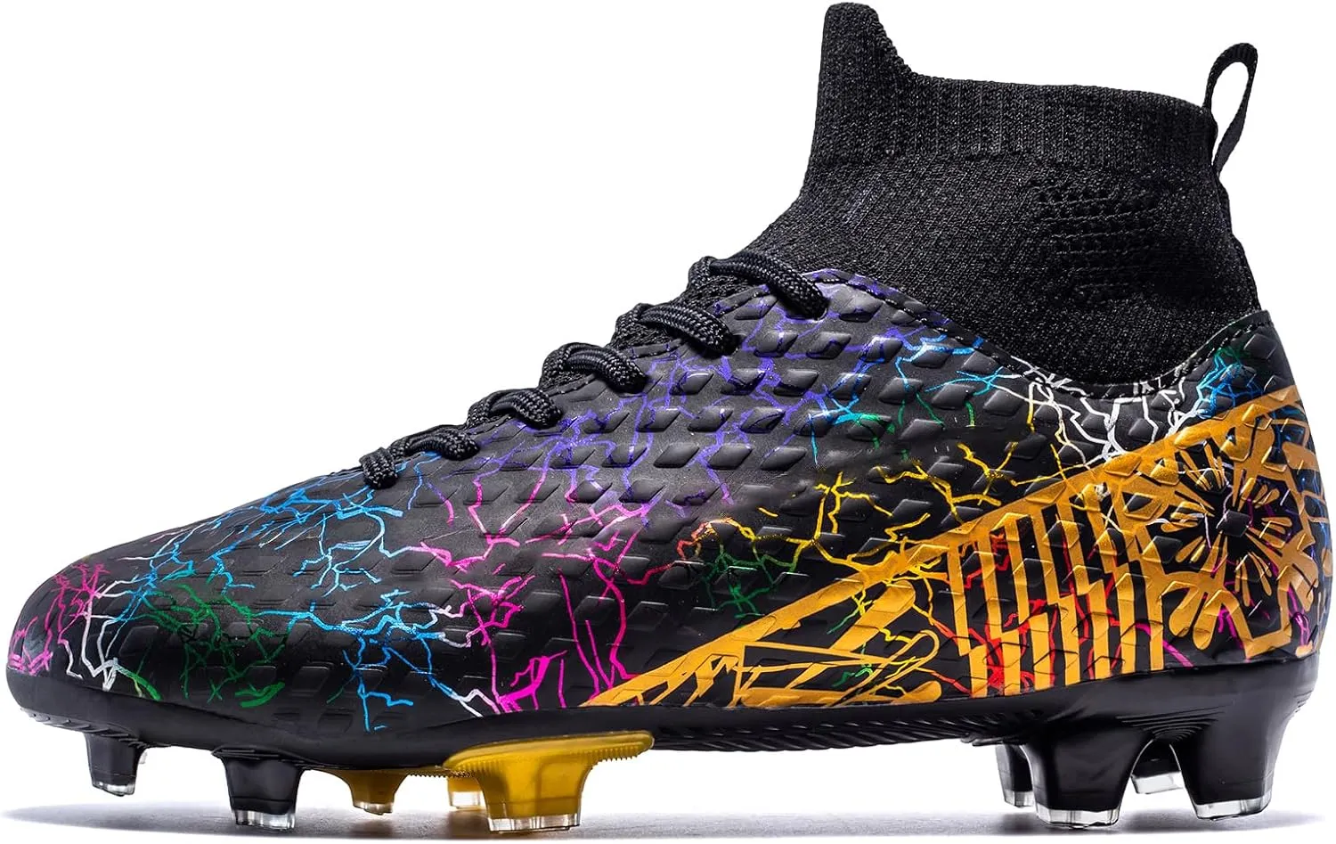 Unisex Adult Soccer Cleats Lightweight High-top Youth Training Football Cleats
