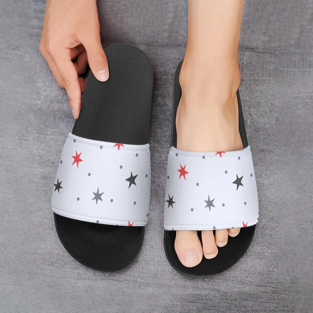 Unisex Slides for Women Men, Comfortable Slippers Slides, Non-slip Shower Shoes House Fashion Thick for Indoor & Outdoor（23062605）