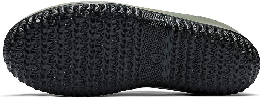 Unisex Waterproof Garden Shoes Womens Rain Boots Mens Car Wash Footwear Camp Booties for Camping, Gardening and Yard Work