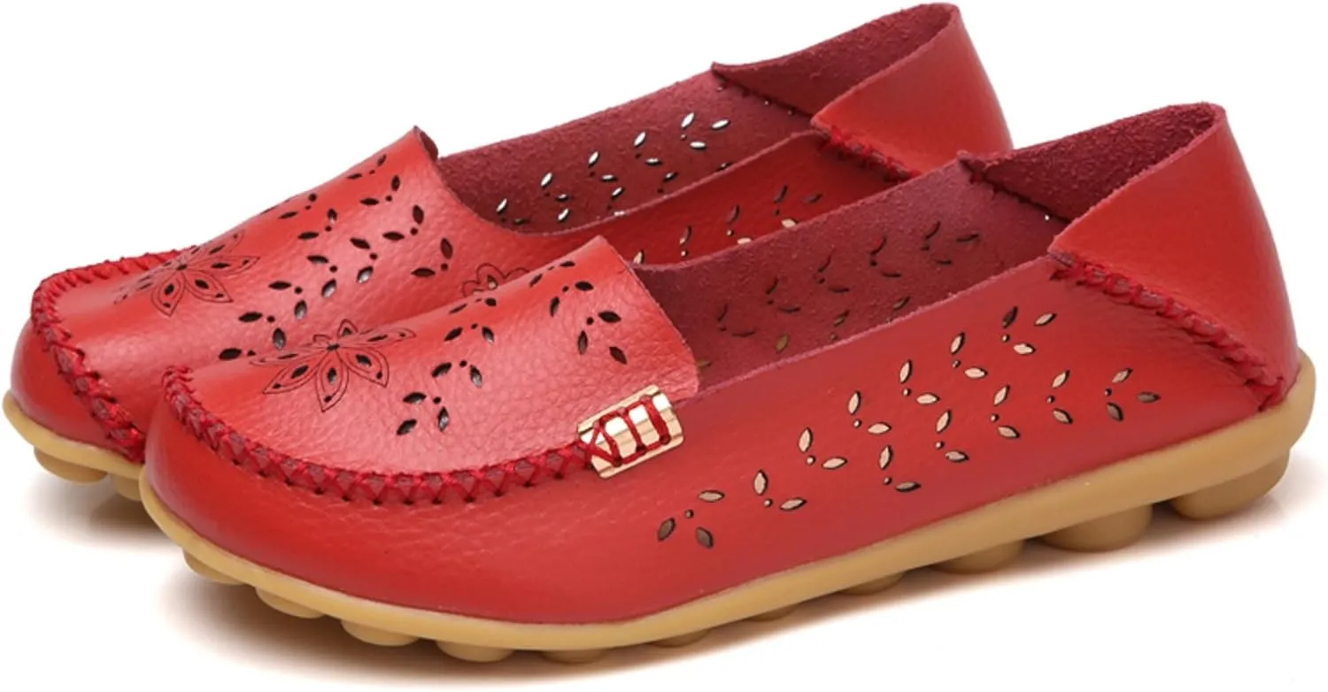 VenusCelia Women's Comfort Walking Boat Shoe