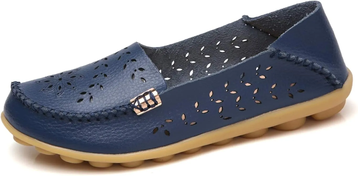VenusCelia Women's Comfort Walking Boat Shoe